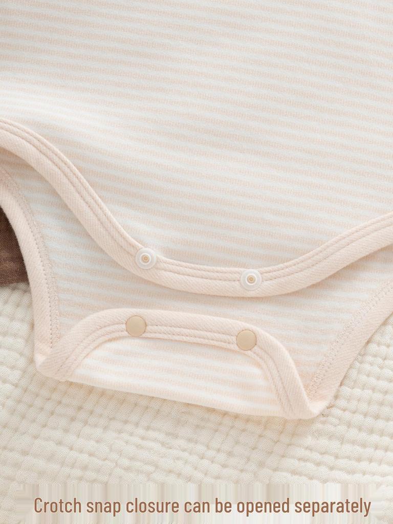 Warm Baby Bodysuit - Autumn/Winter Long Sleeve Velvet Romper with High Neck for Boys & Girls