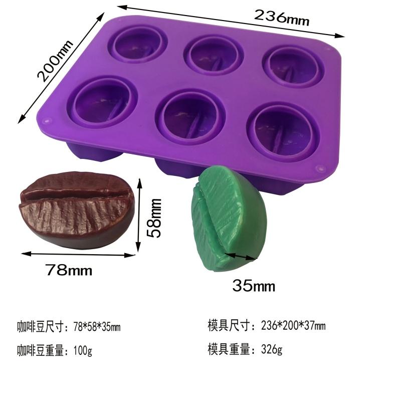 4/6 Cavity Reusable Soap Molds Tray Silicone Round Circles Soap Molds DIY Handmade Craft Cake Decorating Tools