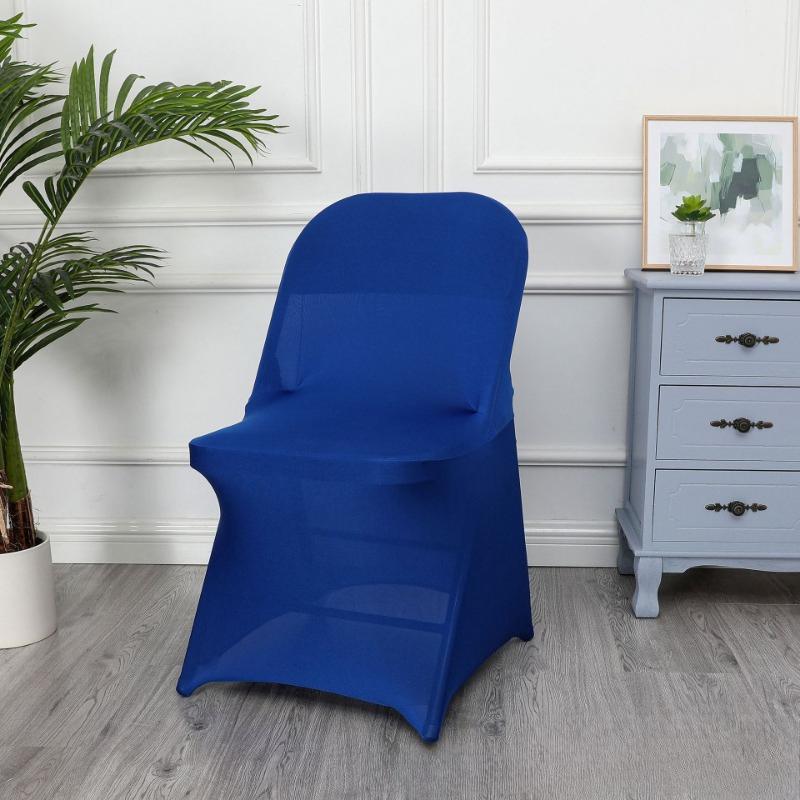 1/2/5 PCS Stretch Spandex Wedding Chair Cover for Weddings Birthdays Parties Events Hotels Banquets