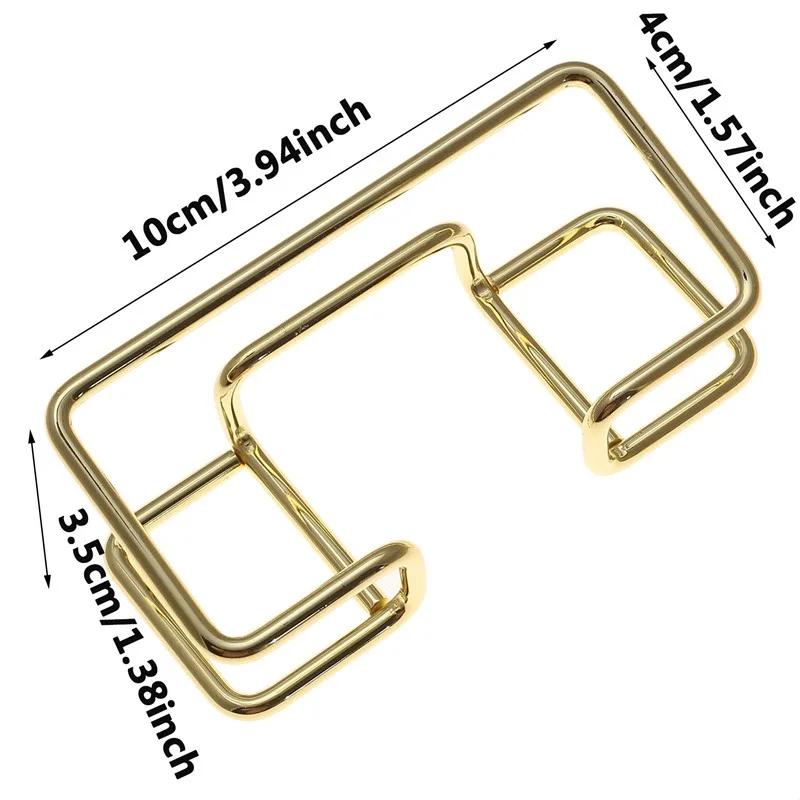 1PC Business Card Display Holder Metal Desktop Minimalist Organizer for Office Countertop