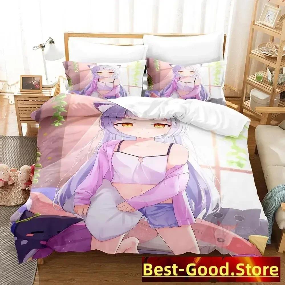 2023 Murasaki Shion Bedding Set Duvet Cover Sheet Printed Bed Set Pillowcase Bed Full Queen King Size Comforter Bedroom