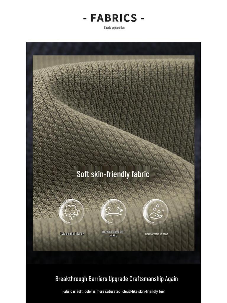 2025 Autumn Bestseller Men's Casual Half-Zip Hoodie: Long-Sleeve Solid Color Knitwear