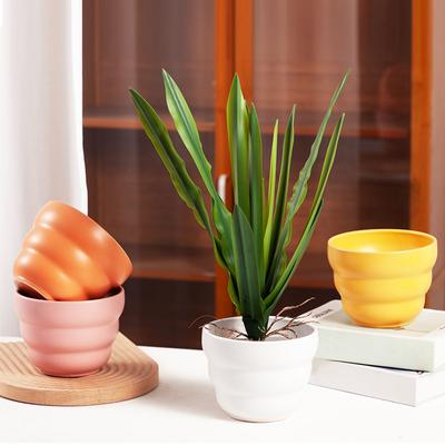 Bunter Keramik-Blumentopf, Sukkulententopf, Pflanzgefäß, Heimdekoration, Desktop-Ornament, Gartendekoration, Bonsai-Blumentopf