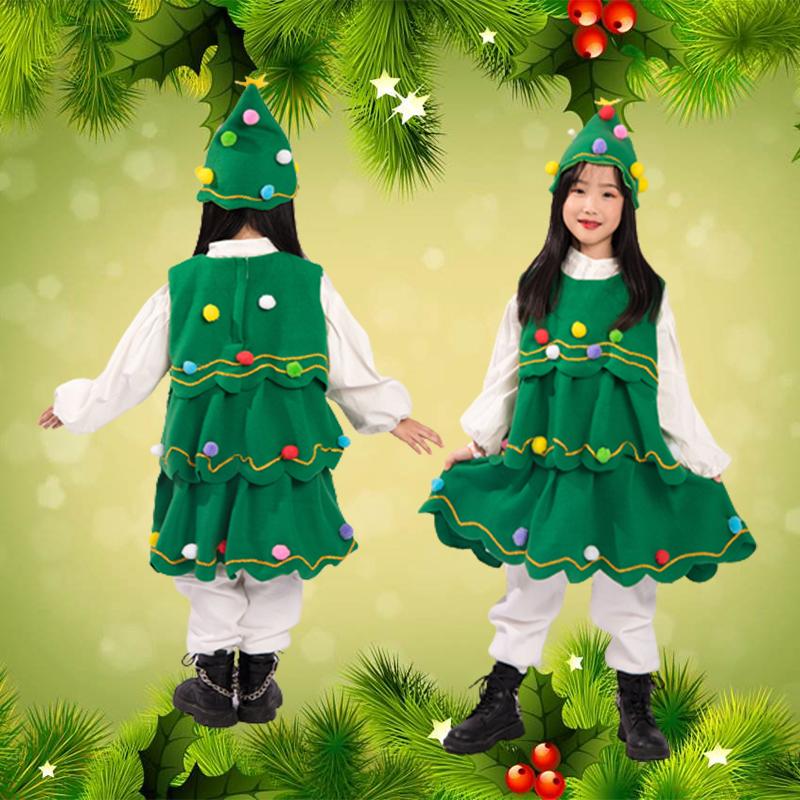 Costum Cosplay Crăciun Copil Micul Toddler Recuzită Petrecere Carnaval Copil Joc de Rol Rochie Fantezie