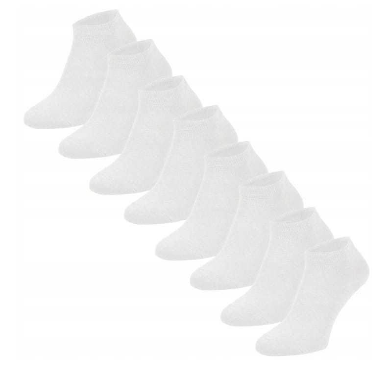 pairs of universal socks, white, size 3944