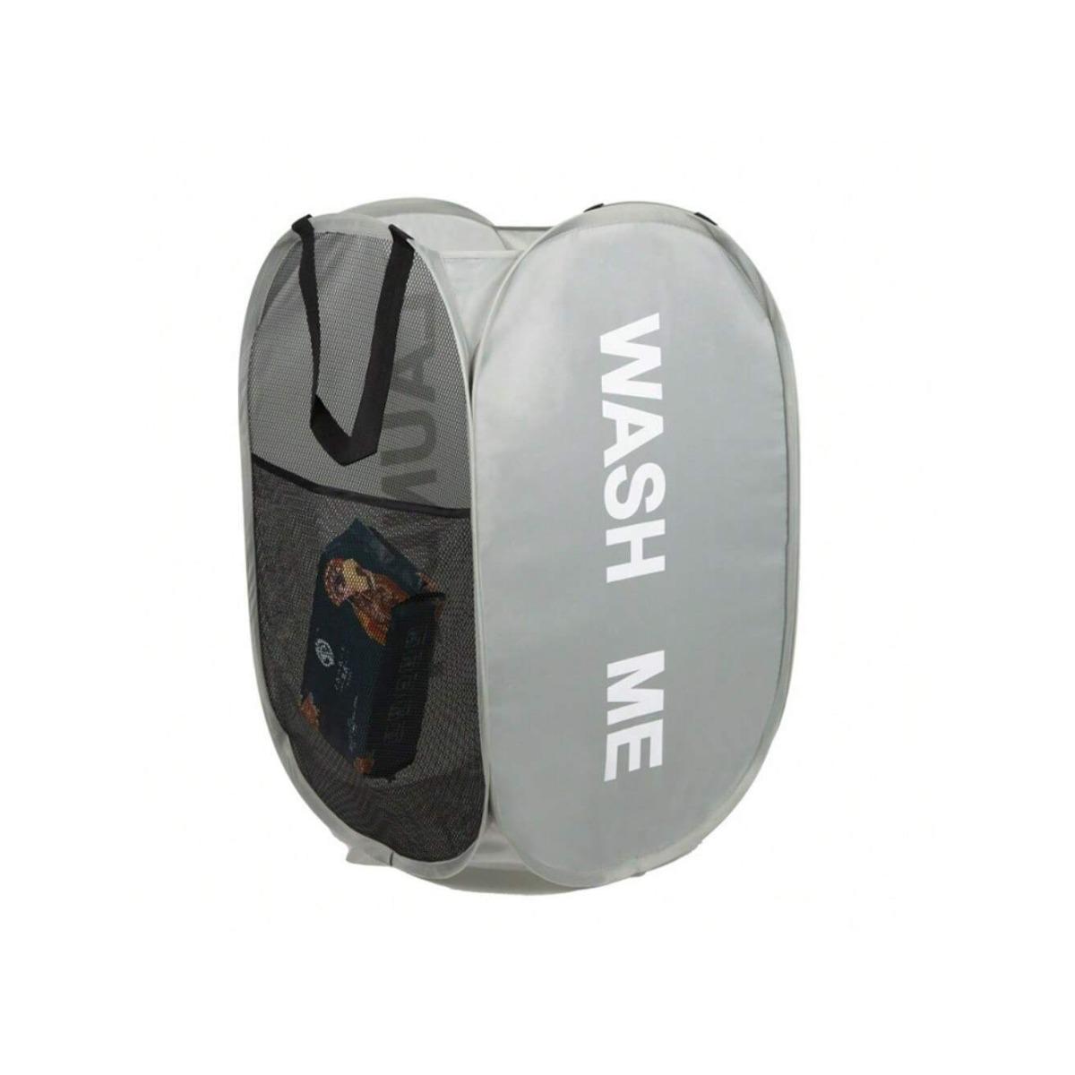 

1 Folding Printed Laundry Basket For Dormitories And Bathrooms 58x36cm