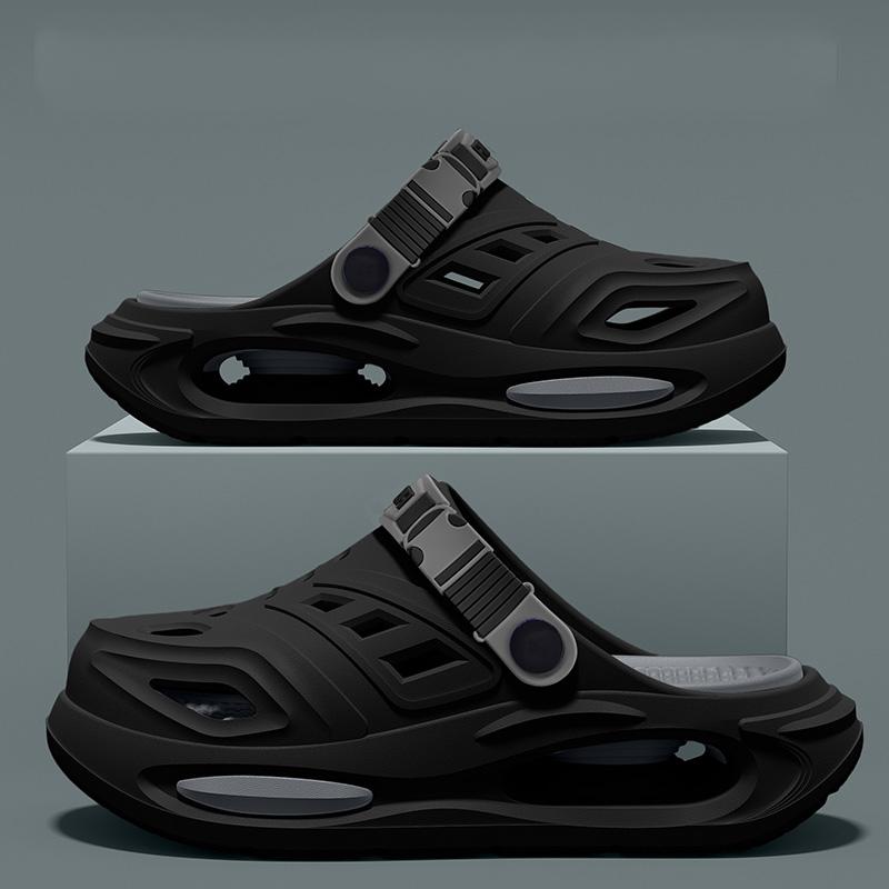 

Модные улыбающиеся мужские и женские пещерные туфли, модные дышащие сандалии со съемными стельками, нескользящие амортизирующие утолщенные мягкие тапочки 38-39