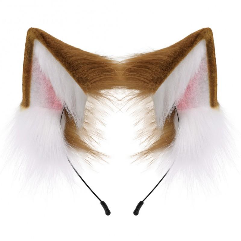 Handmade Fox Wolf Ears Headband Cute Costume Prop Kids Party Cosplay