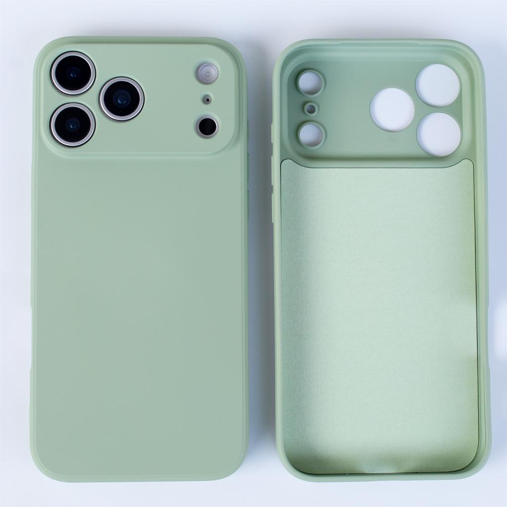 For iPhone 17 Pro Max 17 Pro 17 Air silicone Back cover lens Protection Cover Shockproof Soft Simple Solid Color Phone Case
