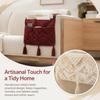 Bohemian Style Sofa Cover Side Pockets Space Saver Sofa Hanging Storage Bag  Remote Control