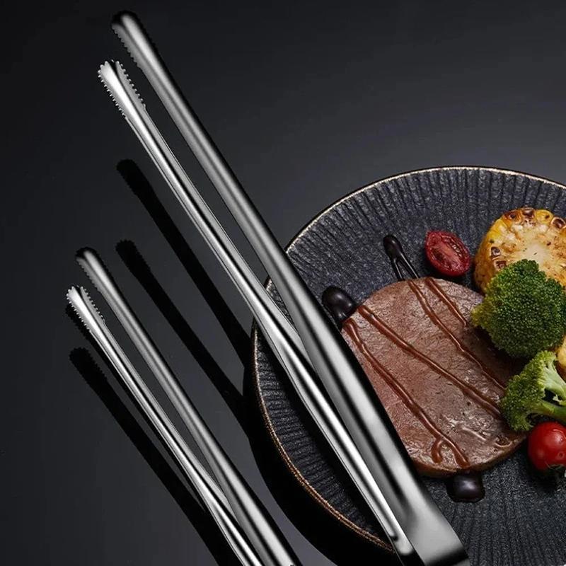 Barbecue-Clip Grillzange 304 Edelstahl Fleisch Lebensmittel Clip Kochutensilien Bbq Backen Küchenzubehör Campingbedarf