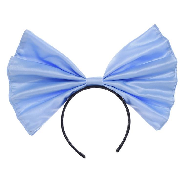 Christmas Huge Bows Hair Hoop Sweet Big Bow Headbands Satin Bow Hair Bands