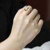 Chic Waves Thin Irregular Thumb Ring Party Jewelry Opening Ring Fashion Accessories Finger Ring