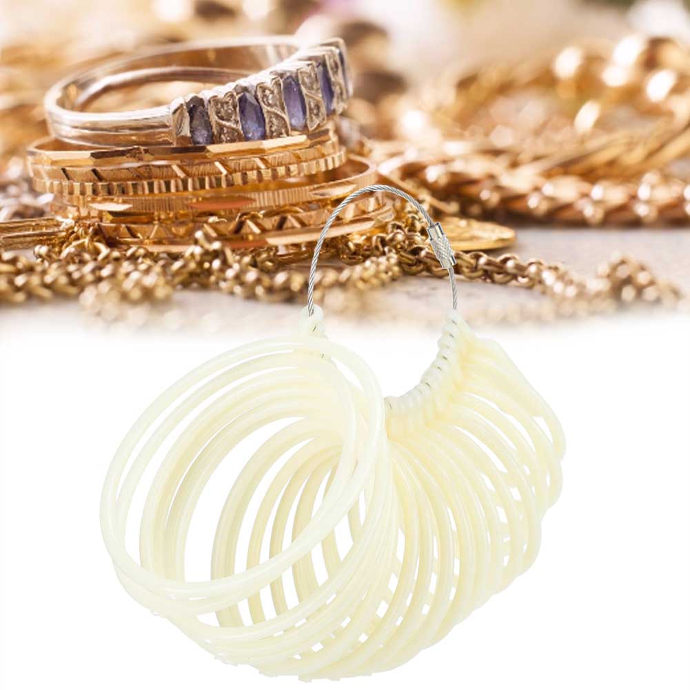 Plastic Bracelet Bangle Gauge Sizer Jewelry Measure Wrist Size Measuring Tool