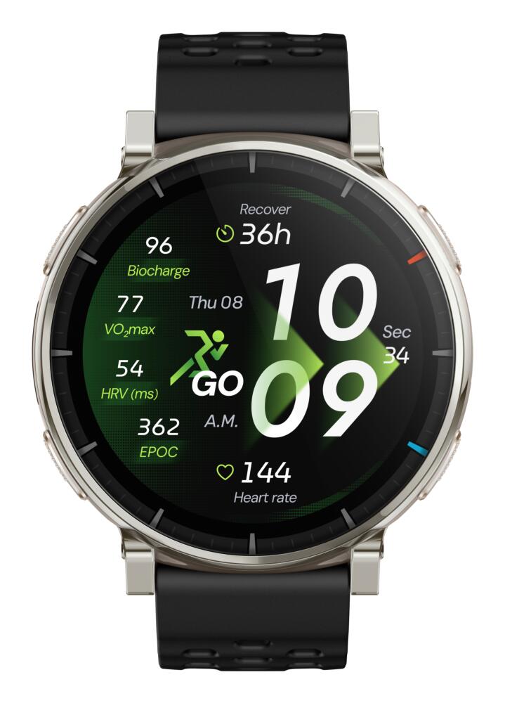 Amazfit Active 3 Premium smartwatch 1.32 AMOLED Silver