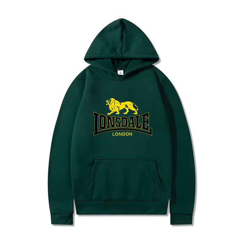 Autumn Winter Men's Women's Fashionable Warm Hoodies Casual Loose Sports Long Sleeved Lion Printed New Hoodies