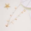 Bohemian Imitation Pearl Shell Belly Chain for Women Gold Color Starfish Conch Bikini Waist Chains Summer Beach Body Jewelry