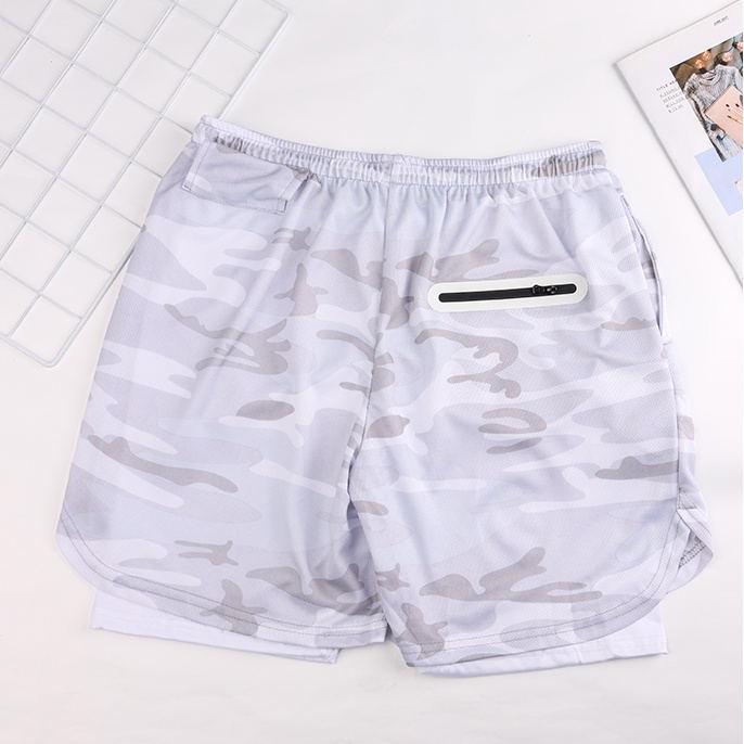 Trendige Übergröße Herren Schnelltrocknende Outdoor Fitnessshorts - Sommer Sporthorts für Erwachsene