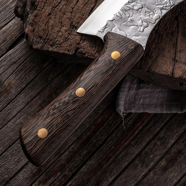 Forged Boning Knife Butcher Knife Kitchen Stainless Steel Meat Chopping Knife Serbian Chef Slicing Cutter Knife Cooking Tools