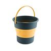 Folding Car Wash Bucket: Portable, Thickened Plastic for Travel, Household, or Fishing - Available in Large and Small Sizes.