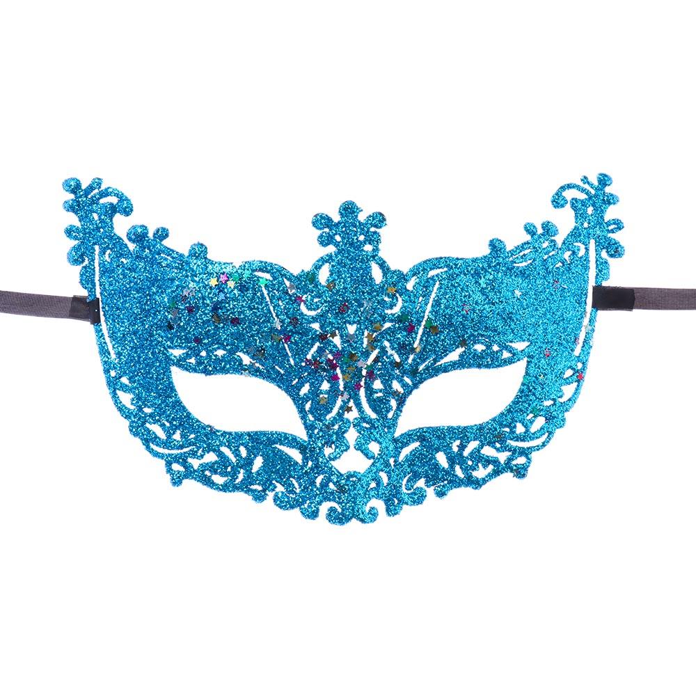 Glitter Halloween Sequins Fancy Dress Carnival Masquerade Mask Party Mask синий