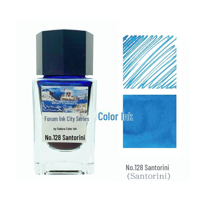 Diamine Shimmering Fountain Pen Ink - Beijing Hangzhou Blue, Non-Gold, 15ml, Popular Colors Collection.