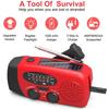 2000mAh multi-function radio, mobile phone emergency charging, hand-cranked solar radio
