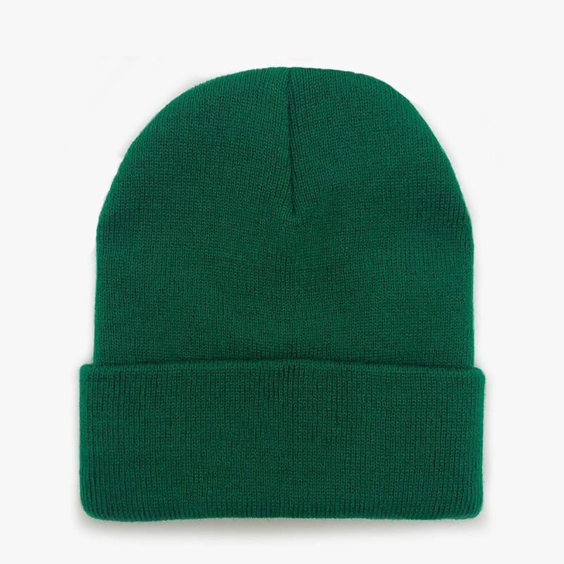 Unisex Warm Winter Beanie Hat, Stretch Knitted Solid Color Cap, Casual Soft Hat for Men and Women, Autumn Winter Cold Weather Headwear