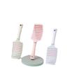 Macaron Large Curved Hairbrush - Anti-Static Scalp Massage & Curling Comb