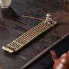 Metal Incense Stick Burner Ancient Style Boat Shape Incense Stick Holder Classical Elegance Aromatherapy Ornament 7