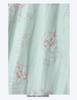 Chinese-Style Ramie Cheongsam Dress with Artistic Lotus & Fish Embroidery and Frog Buttons - Summer New Style