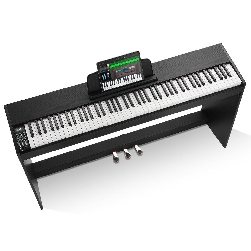 88 Key Fully Weighted Digital Piano Dual Keyboard Simple Cabinet Bracket