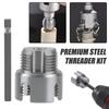 Pipe Thread Cutter Universal Pipe Thread Cutter Electric Drill Pvc Pipe Threader Kit for Internal External Threading