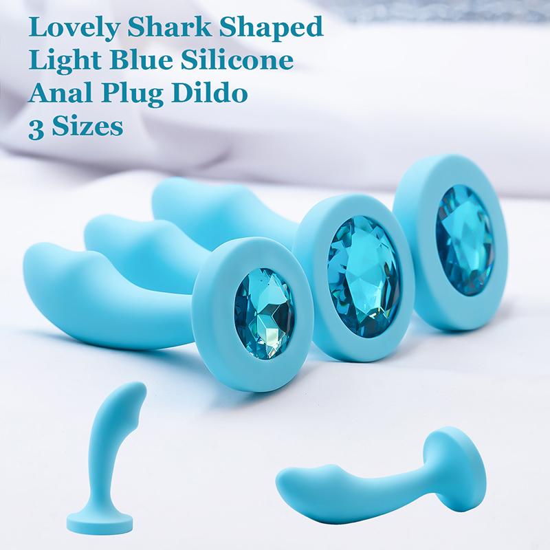 Silicone Anal Plug for Woman 3 Sizes Butt Plug Crystal Base Analplug Sex Toys For Woman Men Anal Toys Anal Dildo Adult Toys