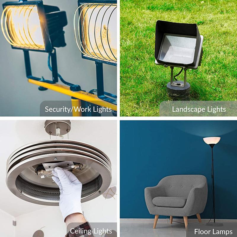 1 lámpara halógena de 100/200/300 W, 118 mm, doble extremo, lineal, R7S