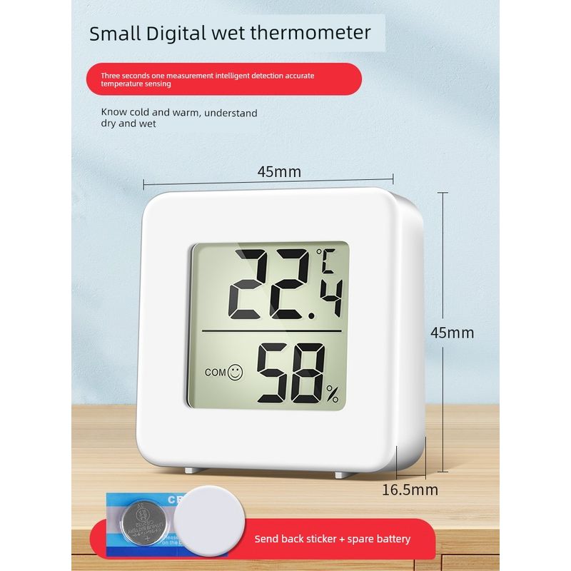 

Детектор температуры автомобильного кондиционера, термометр с зондом для воздуховода автомобиля, высокоточный термометр для авторемонта и обслуживания Car thermometer [send back + spare battery]]