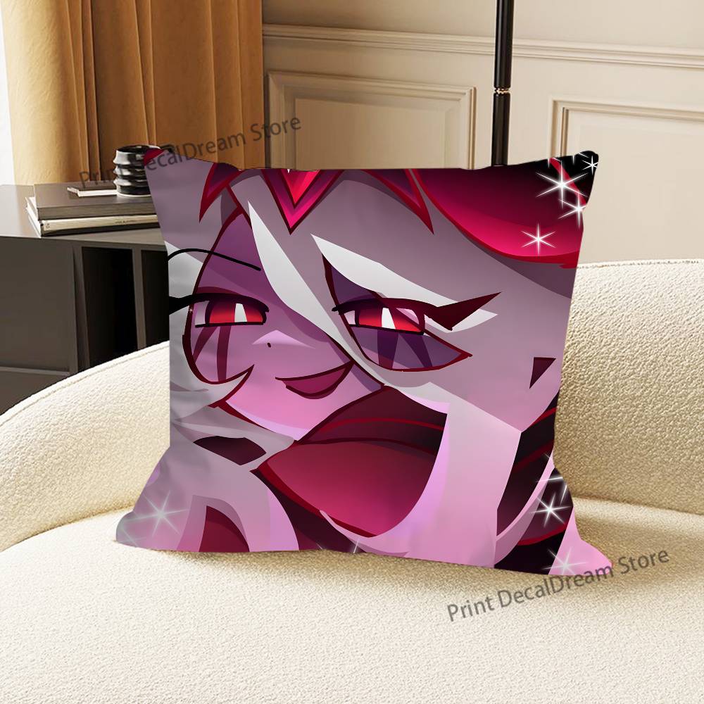 Dark E-Enchantress Cookie Run Cushion For Bedroom Car Coffee Shop Room and Living Room Sofa Decorative Pillow Cover Case