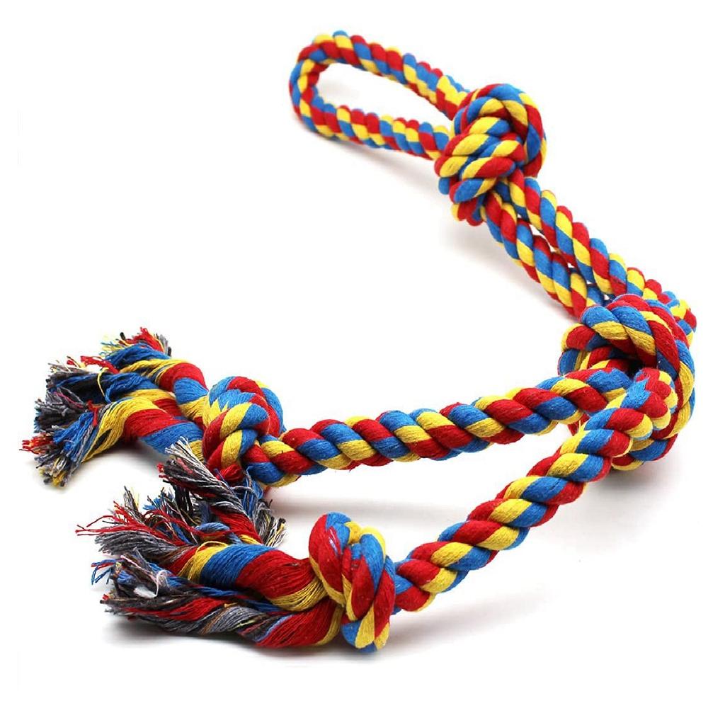 Dog Breeds Training Tug Medium Large Dog Dog Rope Toys Chew Toy Pet Supplies Teeth Cleaning Toy