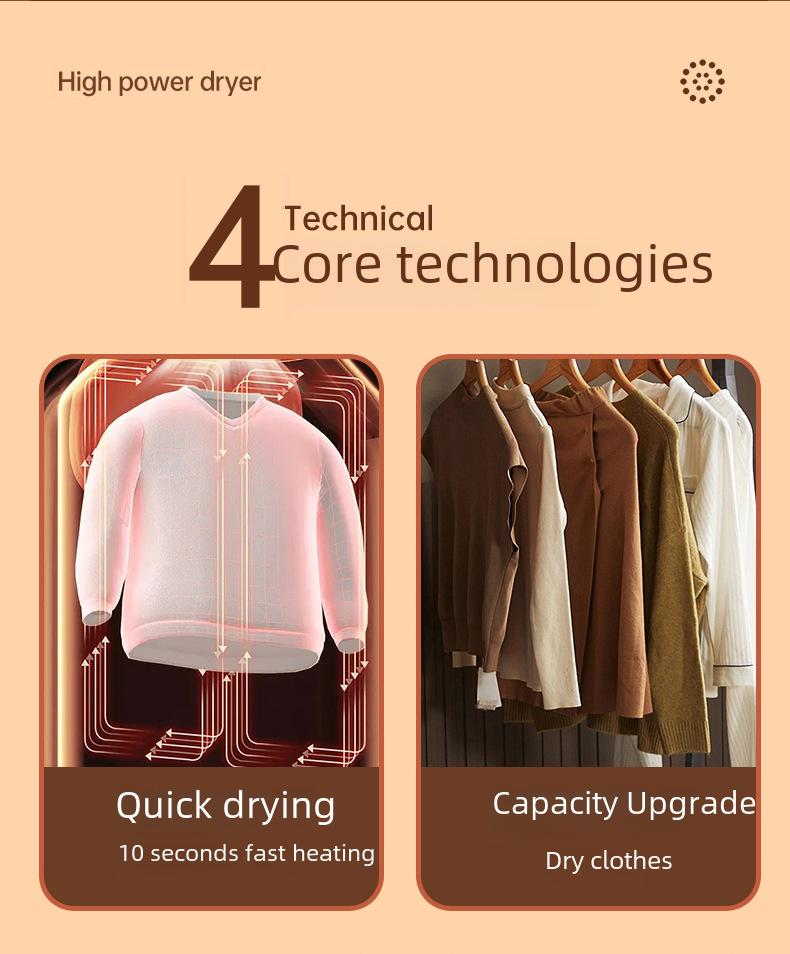 European Standard 110V Multi-Functional Dryer: For Shoes, Gloves, and Pet Mite Removal