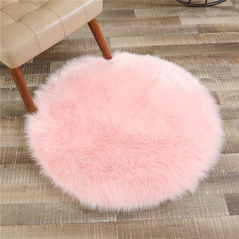 406090cm Tree Christmas Skirt Round Fluffy Faux Fur Xmas Floor Mat Cover Decor