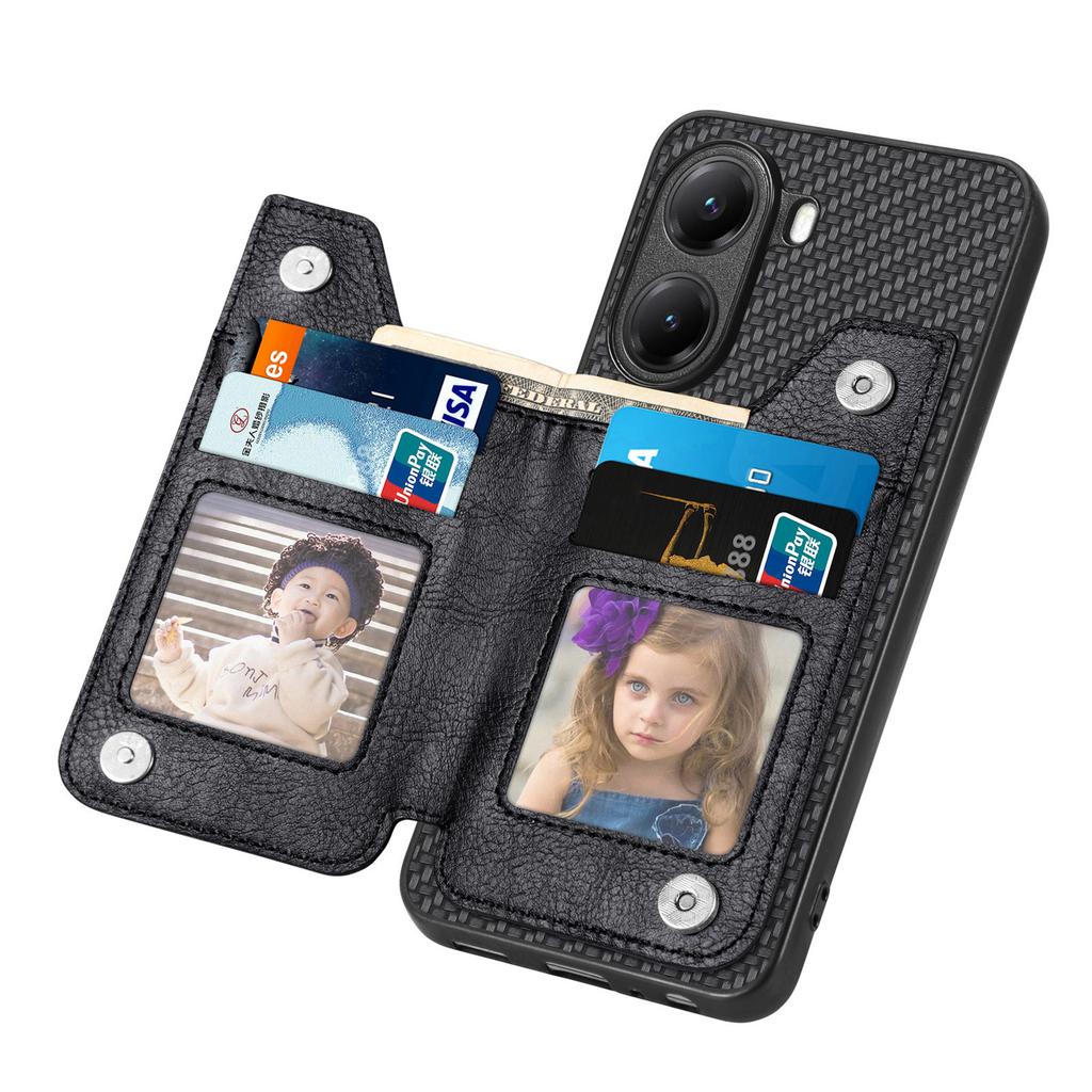 For Xiaomi Poco X7 Pro 5G/Xiaomi Redmi Turbo 4 5G Case Leather+PC+TPU Zipper Wallet Phone Cover