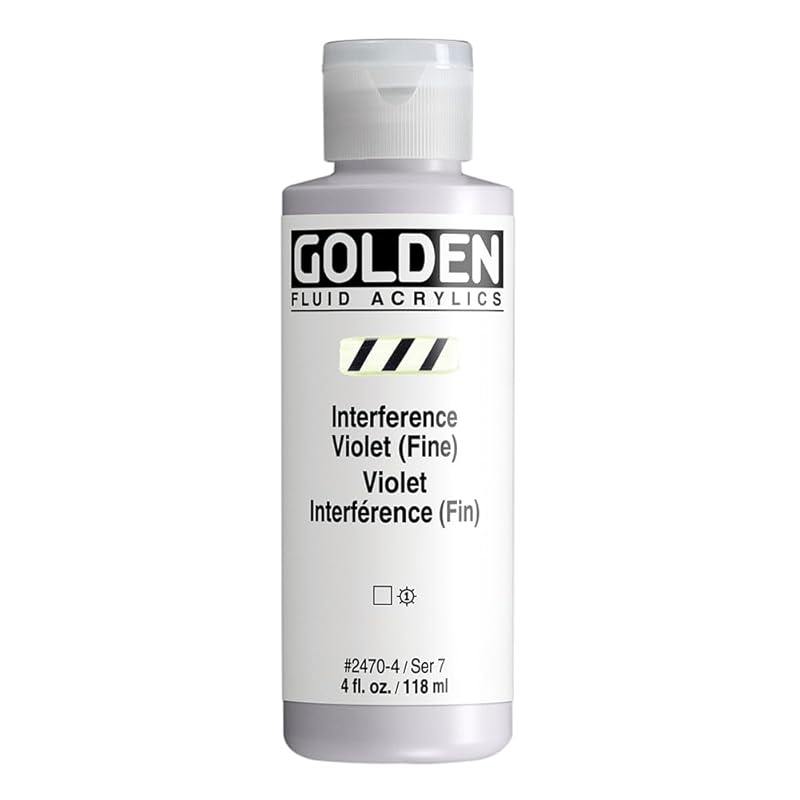 

Golden Acrylic Fluid 118ml 2470 interference Violet (fine) 13114470