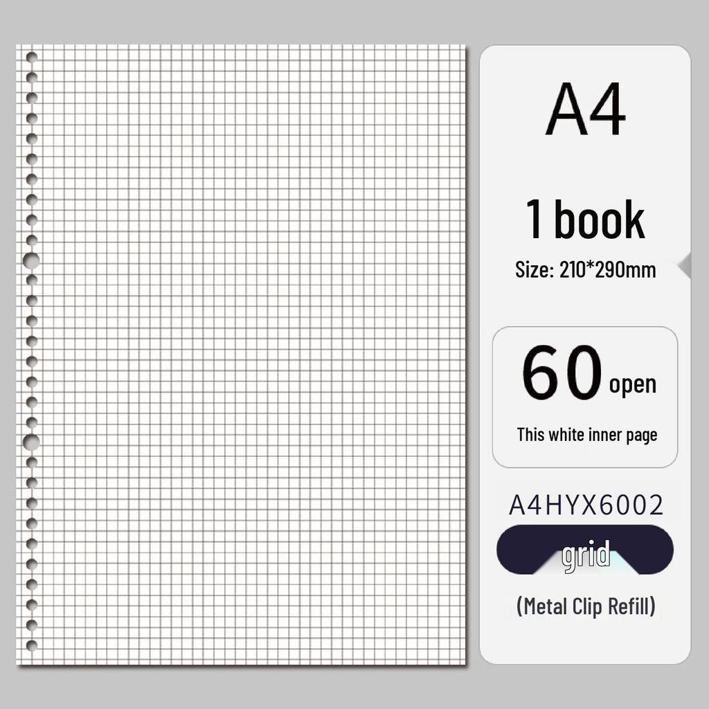 A5/B5 Detachable PP Student Notebook, Loose-leaf Multi-hole Binder