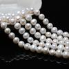 1String, White Natural Freshwater Pearls, Handmade Round Pearl Beads, 10-11 Mm, for DIY Necklace Accessories, Jewelry Making, Women Gift, 36 Cm