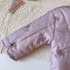 Girls' Winter Embroidered Cotton Jacket AWB117 - New Chinese Style, Thickened for Warmth