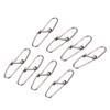 100pcs Dual Lock Fishing Safety Snaps Line Terminal Tackle Accessory (0#)