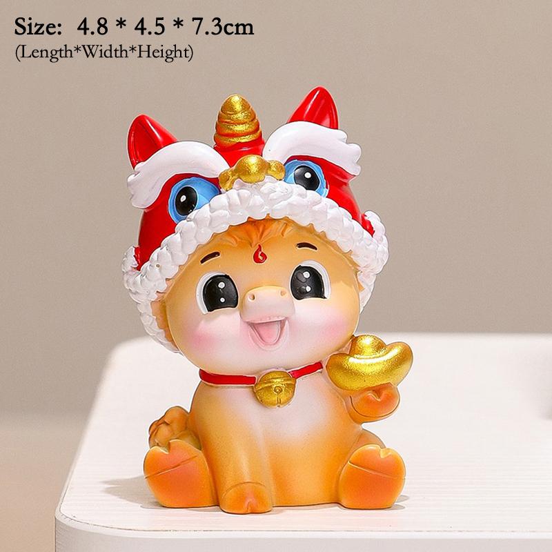 2026 Cute Year Of The Horse Ornament Lucky New Year Horse Toy DIY Desktop Decoration Car Ornament Pony Decor New Year Gift