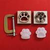 Dog Paw Shaped Leather Cutting Die Leather Craft Making Mould DIY Leather Template Punching Stencil Ornaments Handmade Mould
