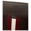 Bally Code Palladium Metal Hardware Calfskin Clutch Men Clutch Brown 6310908