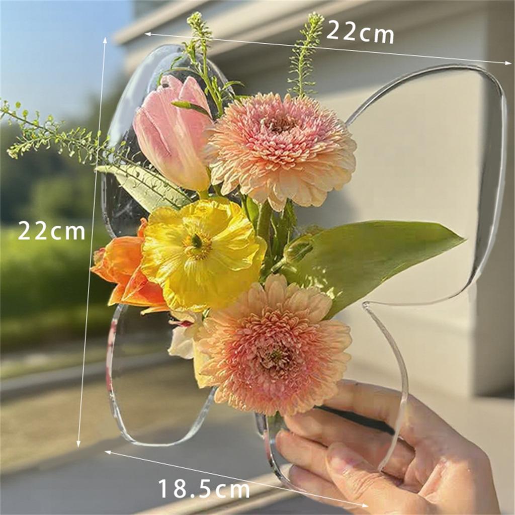 Schmetterling Transparente Acrylvase Tischplatten Blumenhalter